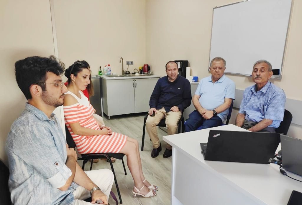 Была проведена встреча с представителем университета "Yıldız Teknik" в Институте биофизики.