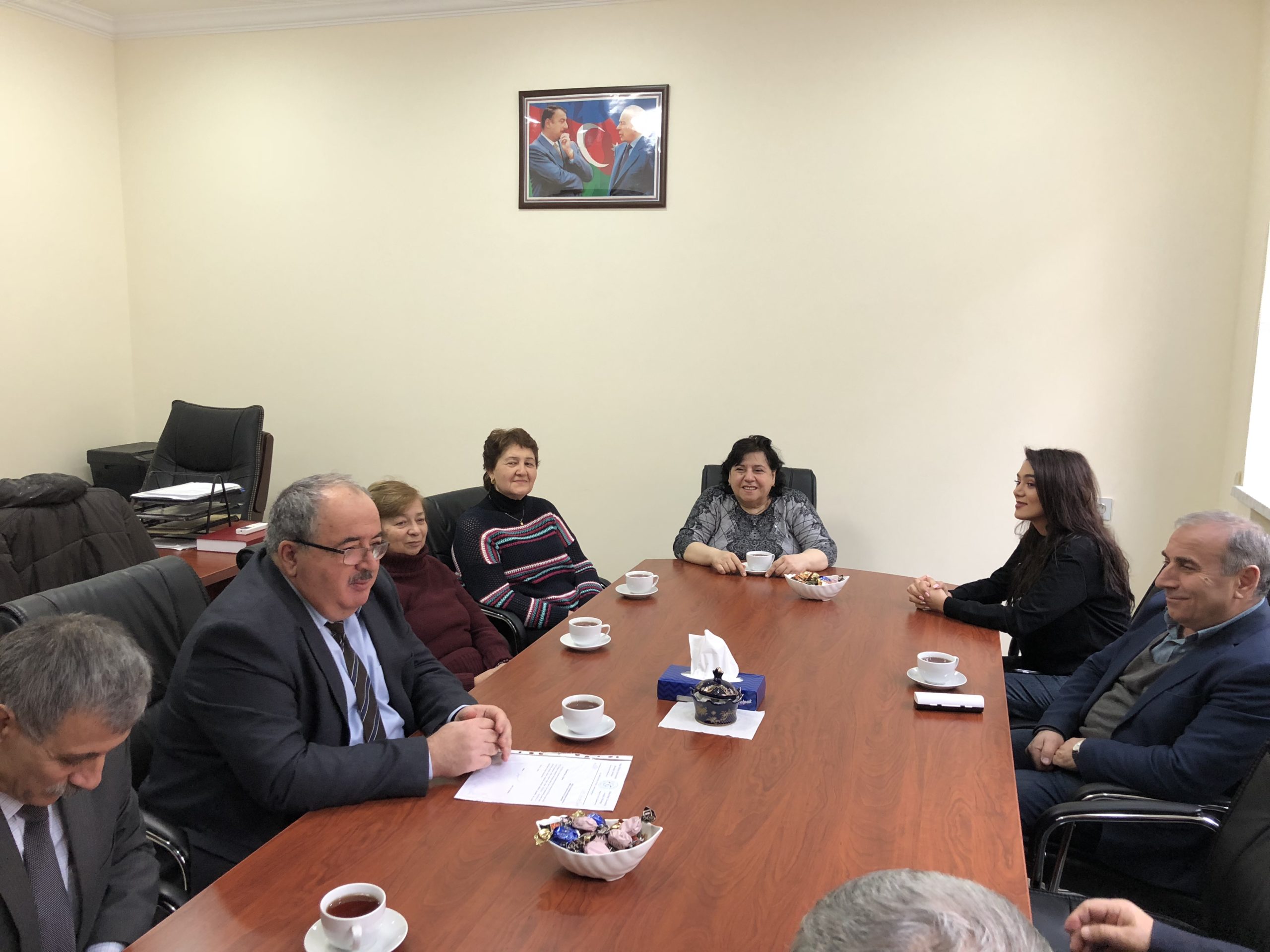 Prospects for cooperation between the Institute of Physical Problems of the Baku State University and the Institute of Biophysics of ANAS were discussed